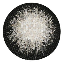 Round Cotton Area Rugs For Living Room, Washable Circle Rug, 15.8 Inch, 15.75 Inch, Small Mat For Bedroom Playroom