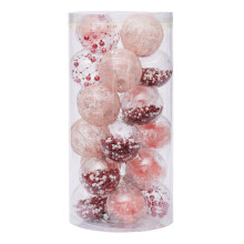 Dismountable Hook Ornaments Sparkling Xmas Baubles Clear Plastic Shatterproof Christmas Decorations Multipurpose Holiday Decor For Kids And Family Cel