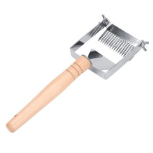 Adjustable Stainless Steel Hive Scraper, Beekeeping Uncapping Fork Equipment for Efficient Honey Harvesting