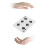 1 x Funny Elastic Stretch Invisible Hidden Coil Loops Haunted Magic Trick Float Children Magic Props Performing 5