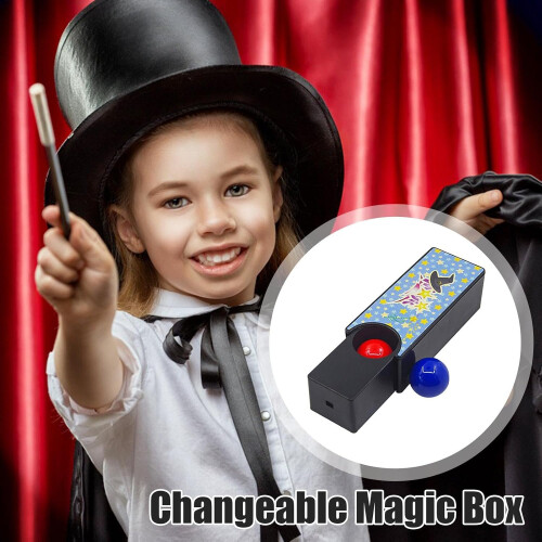 Changeable Magic Box for Kids  Turn Red Ball into Blue Ball Magic Trick 1