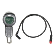 Luz de advertencia segura para bicicleta eléctrica, faro delantero para ciclismo nocturno, voltaje universal de 6-60 voltios, resistente al agua,
