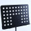 Portable Music Stand, Foldable, Sturdy, Adjustable, Professional (Black) 3