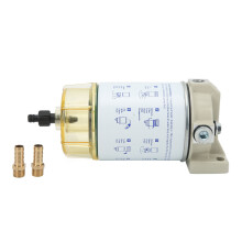 Marine Engine Guardian, Ansamblu Separator de Apă cu Filtru de Combustibil, Protecție Motor împotriva Impurităților din Fibre Sintetice, Design