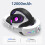 VR Headset For Meta Quest 3S Console Game with 12000mAh Large Battery Head Strap 2
