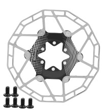 Disque de frein pour vélo, acier de haute qualité pour une durabilité inégalée, conception creuse assurant une circulation d'air rapide et une