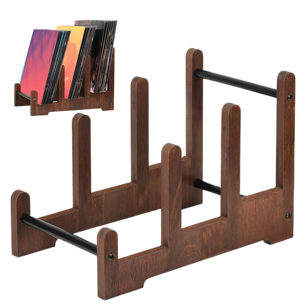 Record Storage Wood Album Storage Shelf, 3Layer Album Collection Shelf, Desktop Photo Book Display Organizer For Files 9001264452186