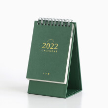 Elegante agenda, calendario a fogli mobili da tavolo 2024-2025, calendario portatile da scrivania o da parete con robusto supporto, carta spessa per