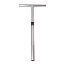 Kit de análise de solo com cabo em T, sonda de amostragem em aço inoxidável e sacos de amostra reutilizáveis para manutenção de jardins e