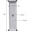 Wall Display System 10 Double Sided Panel Displays Wall Mounted Folder Holder for A4/Letter Format Page Displaying Menus Catalogues Reports etc White 4