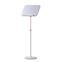 Portable Music Stand Phone Tablet Stand Desktop Music Stand Shooting Tablet Chasing Drama Support Stand Professional Music Stand (S) S White
