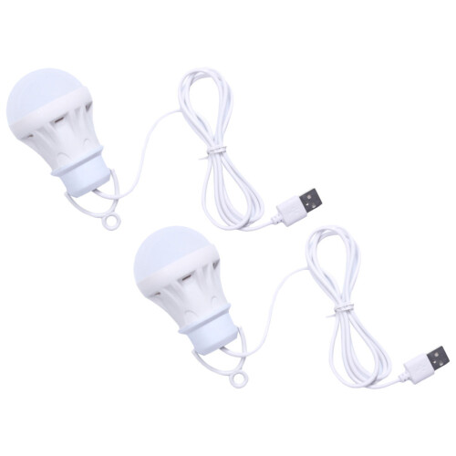 2Stk USB LED Lampe Für Draußen Campingleuchte