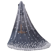Bridal Veil 1.5m x 1.6m Long Tulle Veil With Metal Comb Style 3 For Bride Women Bridal Dress Accessories