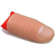 2 x Thumb Tip Magic Tricks Artificial Thumb Tip Silk Disappears Magic Trick Gimmick