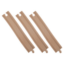 3Pcs Wooden Turning Track Train Toy Accessories