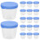 20Pcs Plastic Urine Cups With Screw Caps For Sample Collection 9