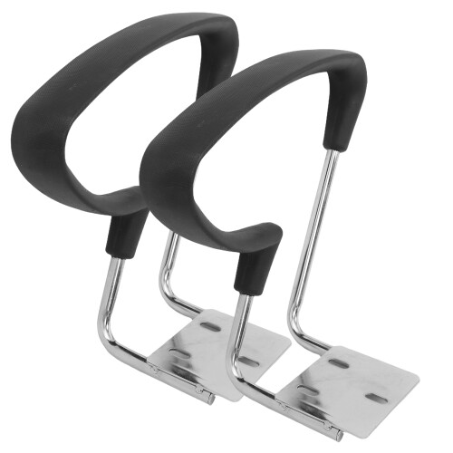 2pcs Chair Arm Hinge Ring Chairs Armrest Part Black