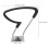 2pcs Chair Arm Hinge Ring Chairs Armrest Part Black 2