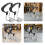 2pcs Chair Arm Hinge Ring Chairs Armrest Part Black 10