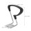 2pcs Chair Arm Hinge Ring Chairs Armrest Part Black 3
