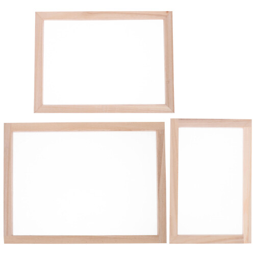 3pcs Paper Making Sieve Paper Pulp Screen Deckle Frame