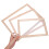 3pcs Paper Making Sieve Paper Pulp Screen Deckle Frame 4