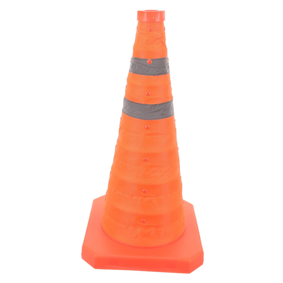 Collapsible Traffic Safety Cone Bright Plastic Road Safety Cone For Parking Lots Construction Schools Emergency Use 9323874545141
