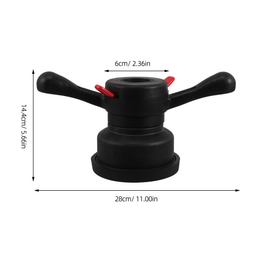 Tire Quick Tool Wheel Nut Tool Hub Pressure Nut Black 1