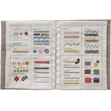 Embroidery Instructions For Sewing Enthusiasts, DIY Stitch Book With Tools Set, Beginner Embroidery Kit