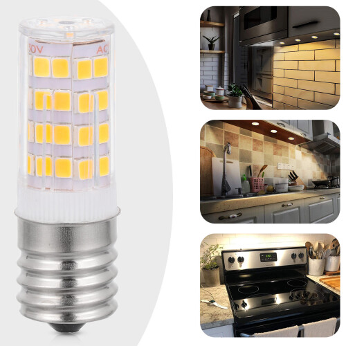 2Pcs Lâmpada Led E17 3,5W Para Micro- E Fogão 1