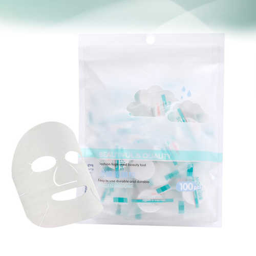 Com Máscara Facial Comprimida Descartável Não Tecida
