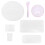 Conjunto Máscara Silicone Reutilizável Para 6