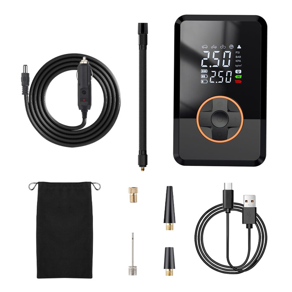 Air Pump For Car Tires Portable 130 Psi Auto Led Inflator Bike Motorcycle Truck Road Outdoor Balloon 9119770296634