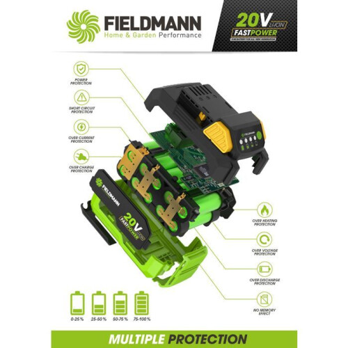 Bateria - FIELDMANN - 20V - 4Ah 1