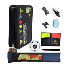 Football Referee Accessory Bag, Professional Referee Accessory Kit, Multi Pockets, Carry Bag for Campus Games Ref: 2410
