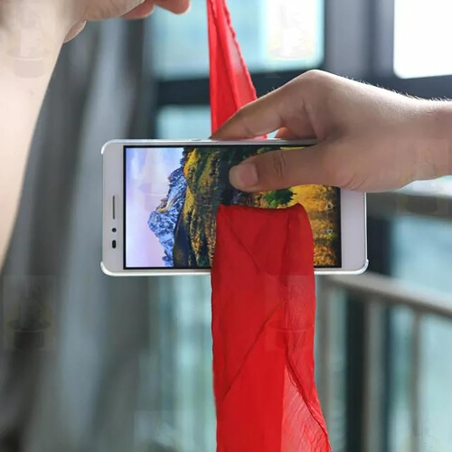 Magic Silk Tricks  Trick Scarf Through Mobile Phone  Beginner Wizard Prop 2