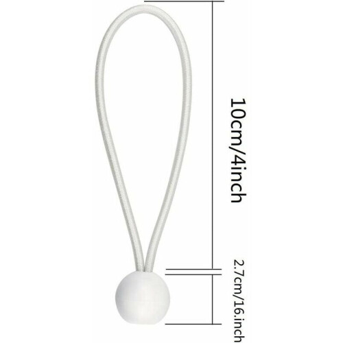 Κορδόνια Bungee Ball: Σετ 50 τεμαχίων, Ισχυρά ανθεκτικά στις καιρικές συνθήκες λουριά 1