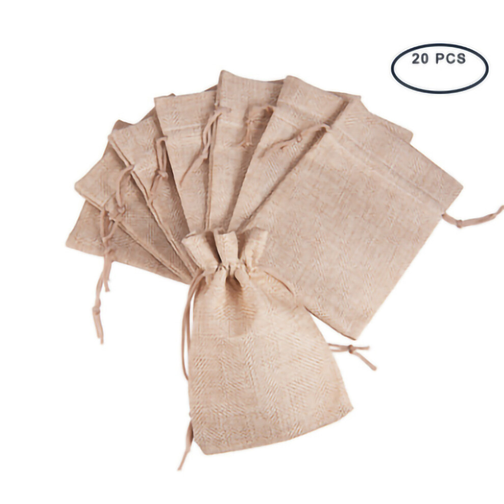 Wedding Party Favor Bags, Machine-Washable Burlap Sacks, Eco-Friendly Burlap Bags For Gifts, Jewelry, And Small Daily Necessities 9454554944203