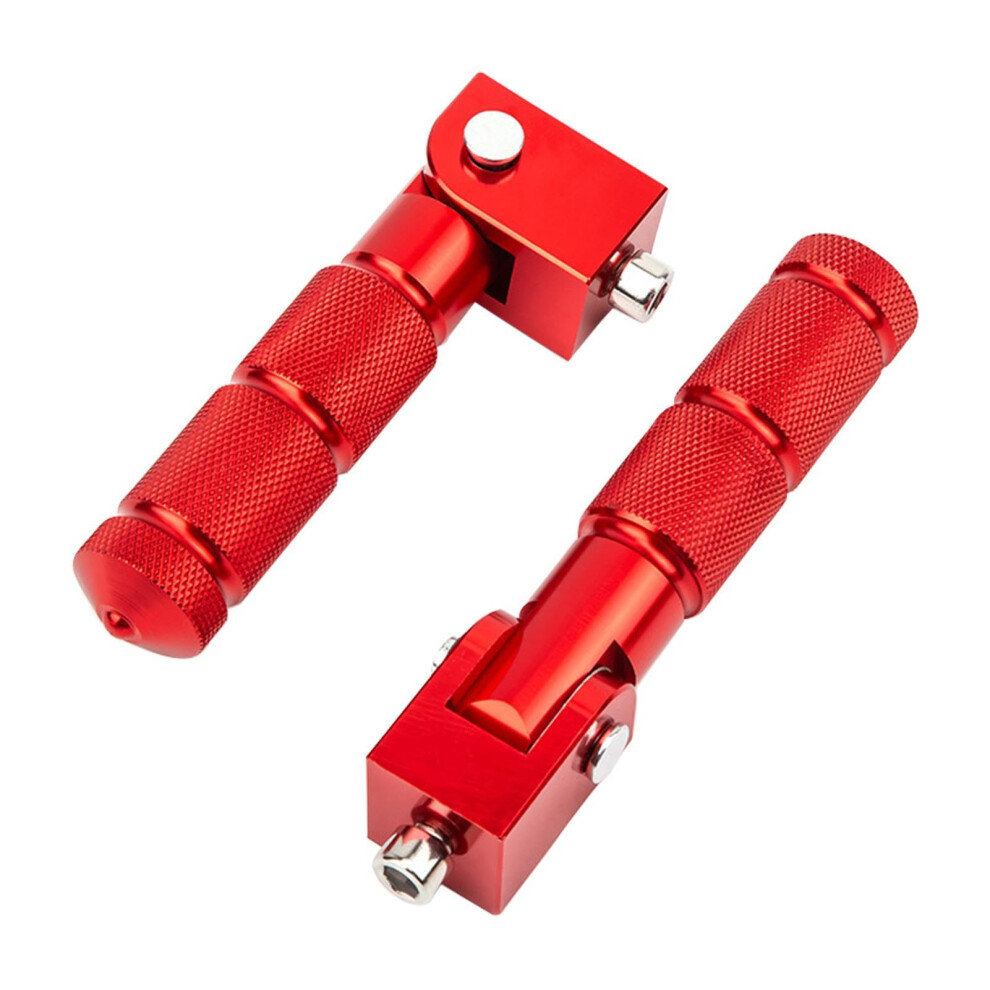 Folding Motorcycle Bicycle Foot Pegs 90Degree Fixed Folding Passenger Rearsets Antiskid Pegs For Bicycle Gokarts Atvs 9119770298133