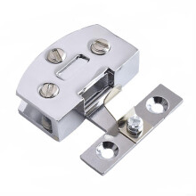 Glass Door Hinges 68mm Alloy Zinc Finish Clamp Hinge For Cupboard Cabinet Doors Bookcase Glass Display Glossy