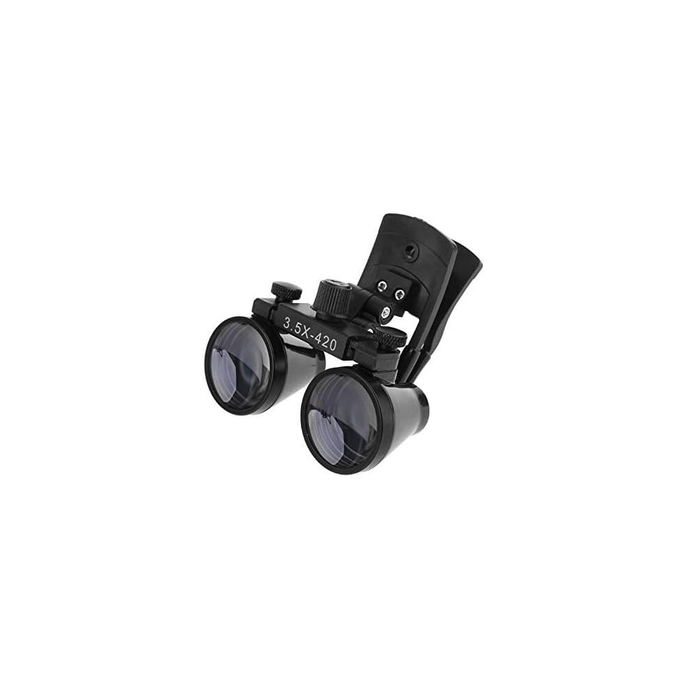 3.5x Binocular Magnifying Glass Clipon Type Magnifier Optical Glass Laboratory Head Magnifier DY110
