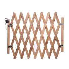 Wooden Dog Gate for Home Door Stairs Patio Yard Pet Puppy Foldable 43' Wide 18'