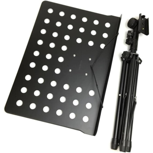 Professional Music Stand, Adjustable, Strong and Stretchy Black 2