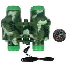 Binóculos Junior Explorer, Kit Educacional de Exploração com Bússola, Design Robusto e Durável, Perfeito para Jovens Cientistas, Azul (Com