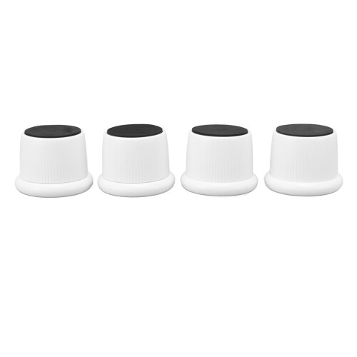 Elevadores de cama com altura ajustável, autoadesivos, brancos, modernos, antiderrapantes, de plástico resistente e durável, para sofás e