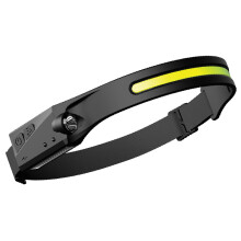 LED-Stirnlampe, wiederaufladbar, USB,