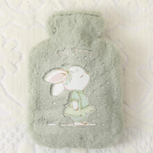 Hot Water Bottle Cartoon Cute Shoulder Strap Rabbit Plush Water Injection Portable Heat Preservation Hand Warmer Thickened Baby Ref: 6400