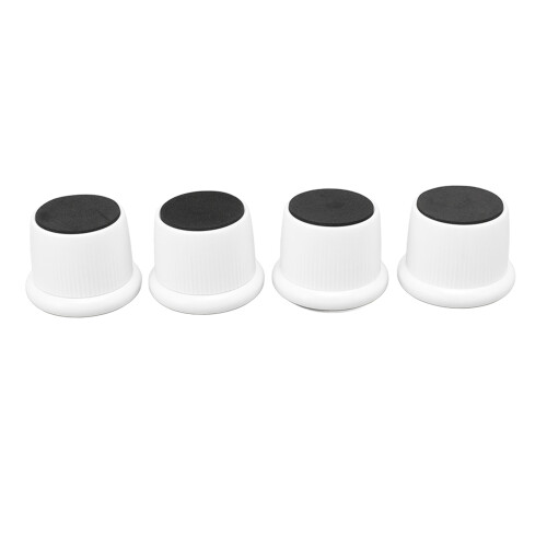 Elevadores de cama com altura ajustável, autoadesivos, brancos, modernos, antiderrapantes, de plástico resistente e durável, para sofás e 2