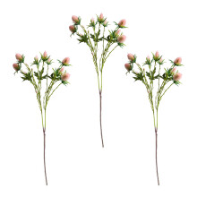 Versatile Display Photo Frame Natural Oak Wood Picture Frame With Artificial Silk Rose Bouquet Durable Faux Floral Decoration For Weddings And Homes (