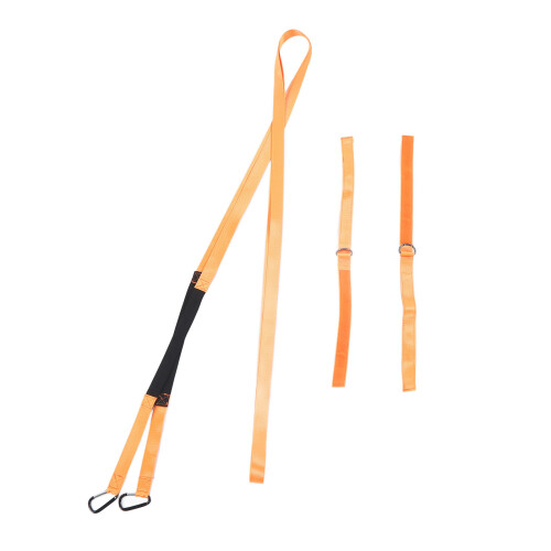 Skigurt, orangefarbener Nylon-D-Haken-Design,